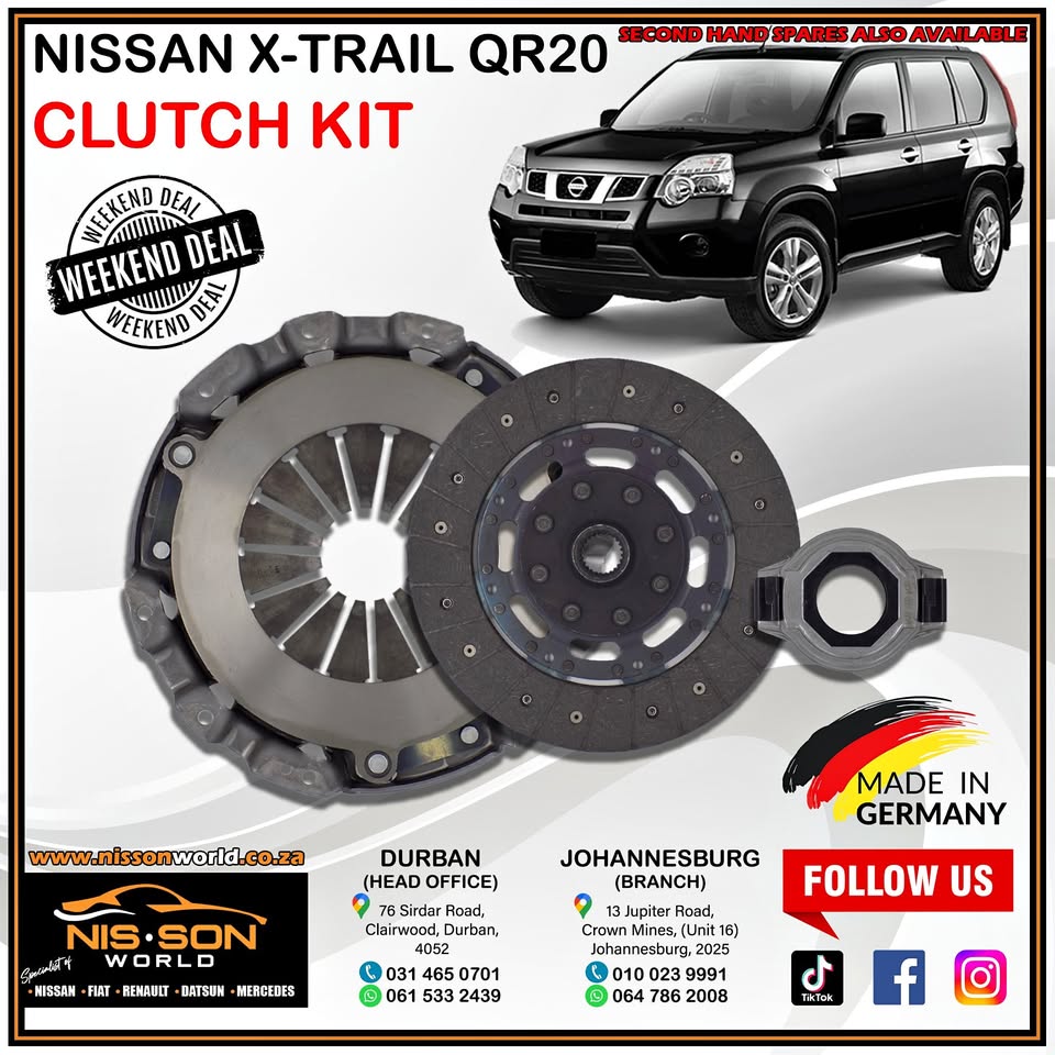 Nissan X-Trail QR20 Clutch Kit