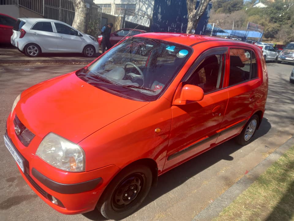 2007 HYUNDAI ATOS PRIME 1.1 GLS PETROL, MANUAL, RED IN COLOR, MILEAGE