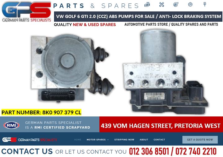 VW Golf 6 GTI 2.0 (CCZ) ABS pumps for sale - Private Seller VW Golf 6 GTI 2.0 (CCZ) ABS pumps for sale - Private Seller