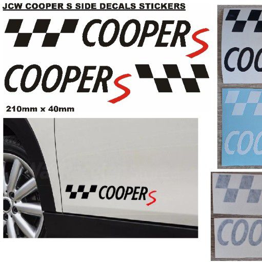 Mini Cooper S side decals stickers - Private Seller