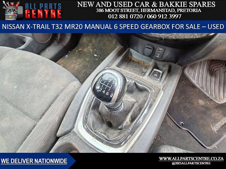For sale: Nissan X-Trail T32 manual 6-speed gearbox - in excellent used condition - Private Seller For sale: Nissan X-Trail T32 manual 6-speed gearbox - in excellent used condition - Private Seller