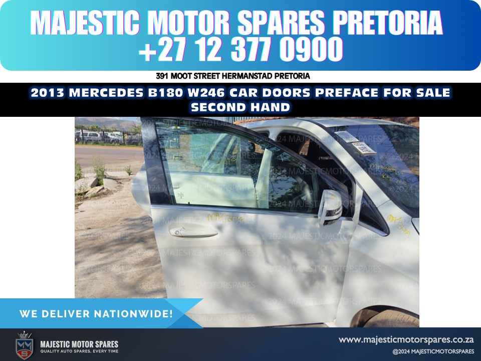 2013 mercedes b180 w246 car doors preface for sale - Private Seller