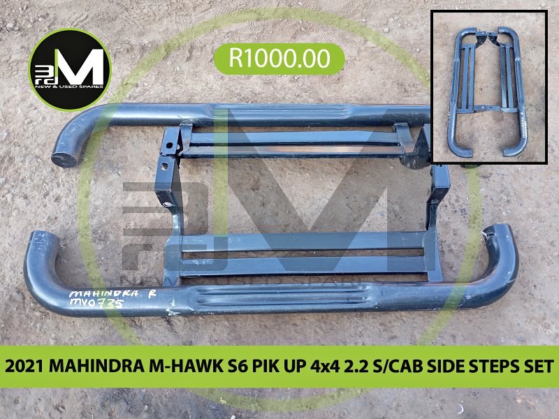 2021 MAHINDRA M HAWK S6 PIK UP 4x4 2.2 SCAB SIDE STEPS MV0735 - Private Seller 2021 MAHINDRA M HAWK S6 PIK UP 4x4 2.2 SCAB SIDE STEPS MV0735 - Private Seller