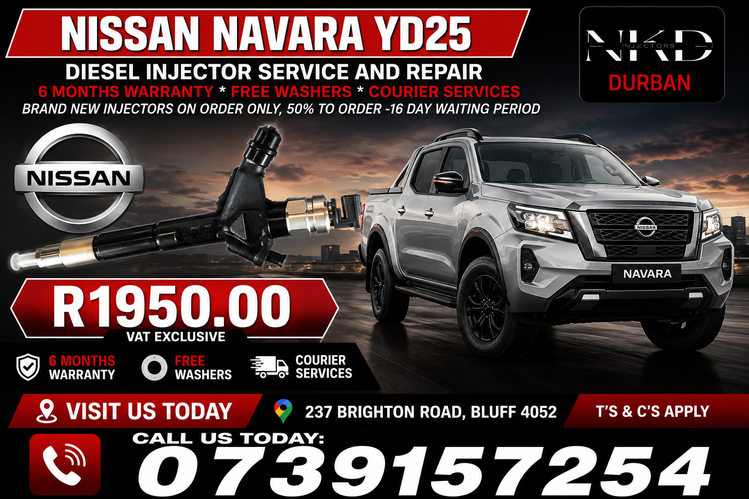Nissan_Navara_YD25_Diesel_Fuel_Injectors_To_Repair - Private Seller Nissan_Navara_YD25_Diesel_Fuel_Injectors_To_Repair - Private Seller