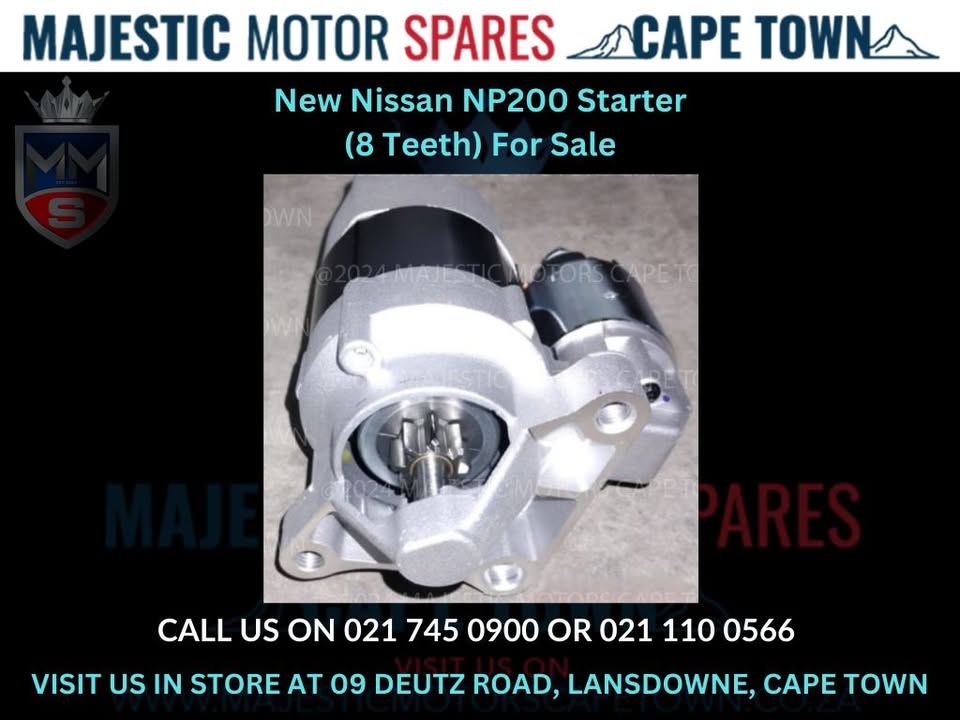 Nissan NP200 Starter (8 Teeth) For Sale - Private Seller Nissan NP200 Starter (8 Teeth) For Sale - Private Seller