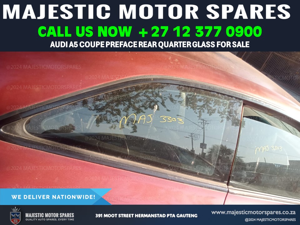 Audi A5 Coupe Preface Vehicle Quarter Glass for Sale
