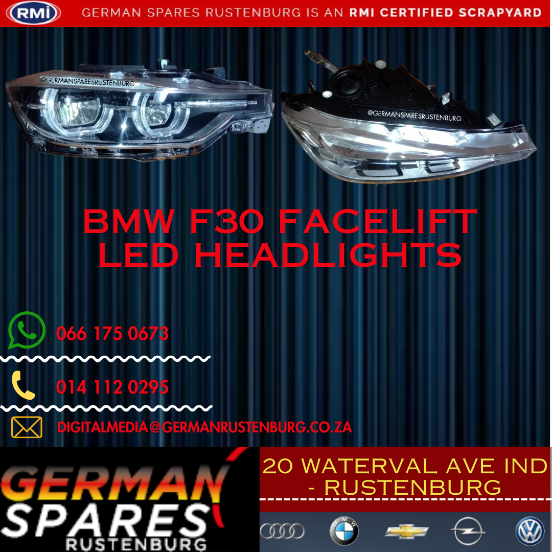 Led Headlights for Bmw F30 Facelift - Private Seller Led Headlights for Bmw F30 Facelift - Private Seller
