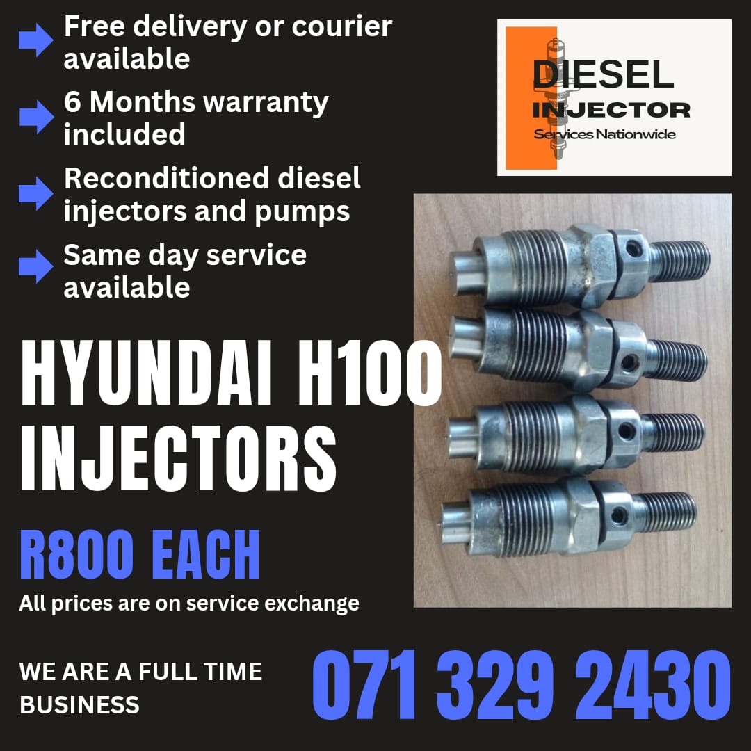 HYUNDAI H100 INJECTORS FOR SALE WITH WARRANTY - Private Seller HYUNDAI H100 INJECTORS FOR SALE WITH WARRANTY - Private Seller
