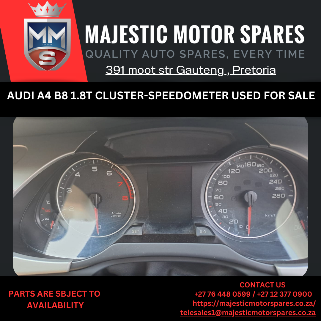 Audi A4 B8 1.8T Cluster-speedometer used for sale - Private Seller Audi A4 B8 1.8T Cluster-speedometer used for sale - Private Seller
