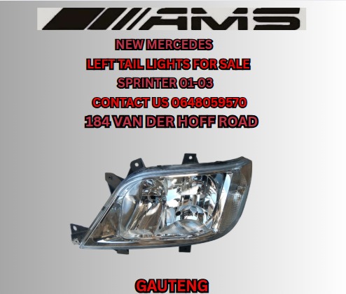 NEW MERCEDES SPRINTER LEFT REAR TAIL LIGHT FOR SALE - Private Seller NEW MERCEDES SPRINTER LEFT REAR TAIL LIGHT FOR SALE - Private Seller