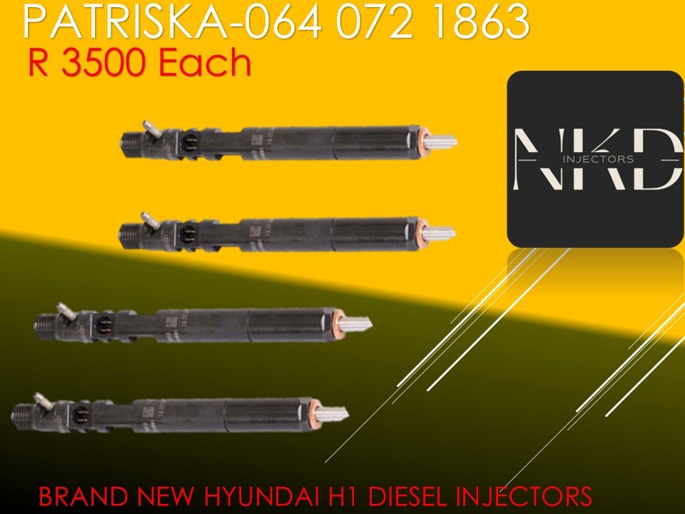 AFFORDABLE DIESEL INJECTORS FOR BRAND NEW HYUNDAI H1 INJECTORS FOR SALE - Private Seller AFFORDABLE DIESEL INJECTORS FOR BRAND NEW HYUNDAI H1 INJECTORS FOR SALE - Private Seller