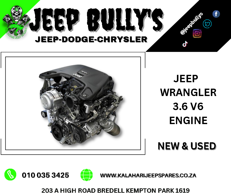 Jeep Wrangler  V6 Engine | Junk Mail