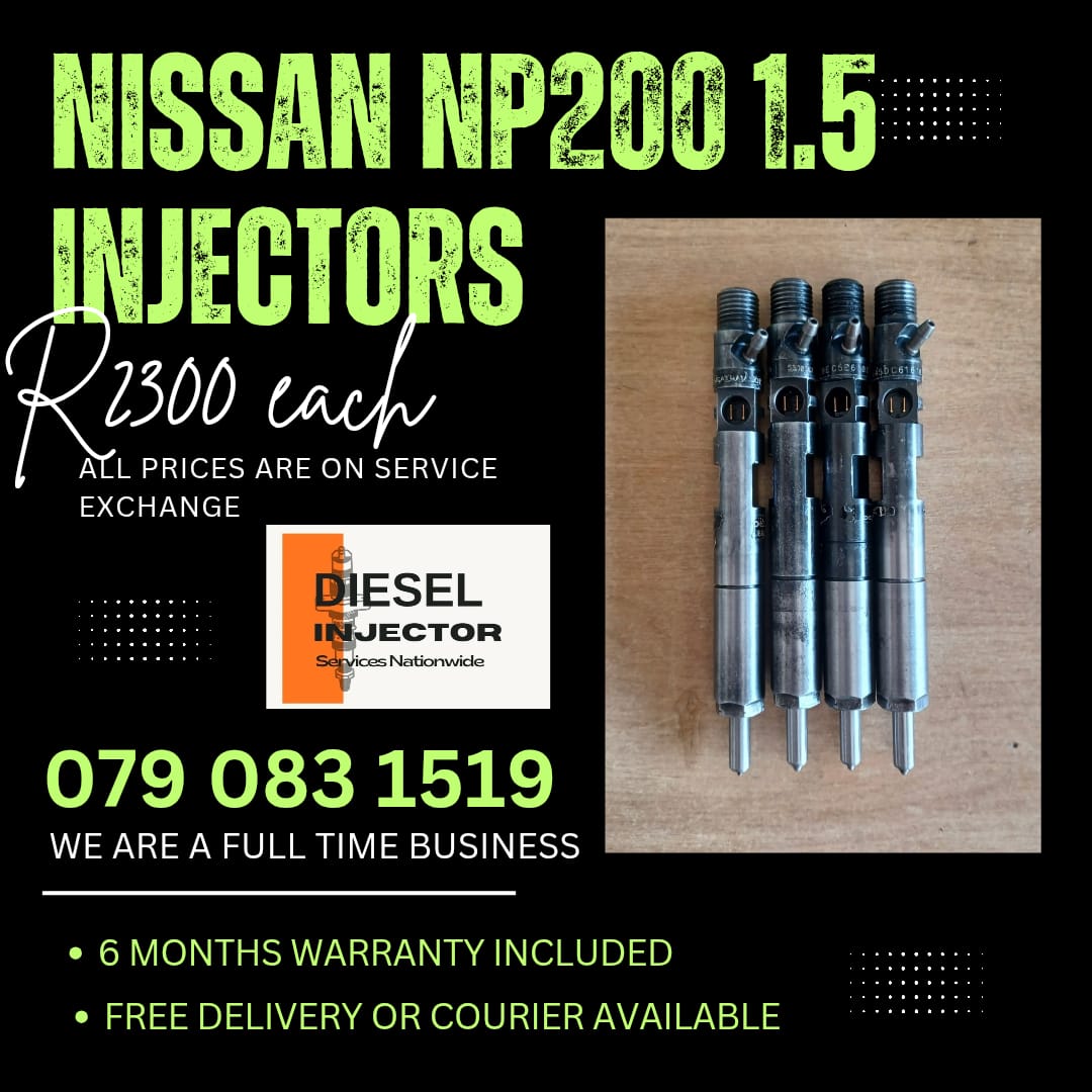NISSAN NP200 1.5 INJECTORS FOR SALE WITH WARRANTY - Private Seller NISSAN NP200 1.5 INJECTORS FOR SALE WITH WARRANTY - Private Seller