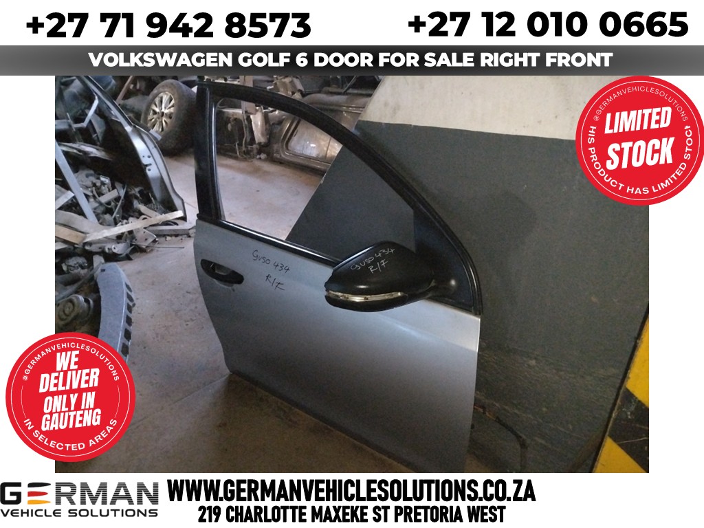 Volkswagen golf 6 door for sale right front - Private Seller Volkswagen golf 6 door for sale right front - Private Seller
