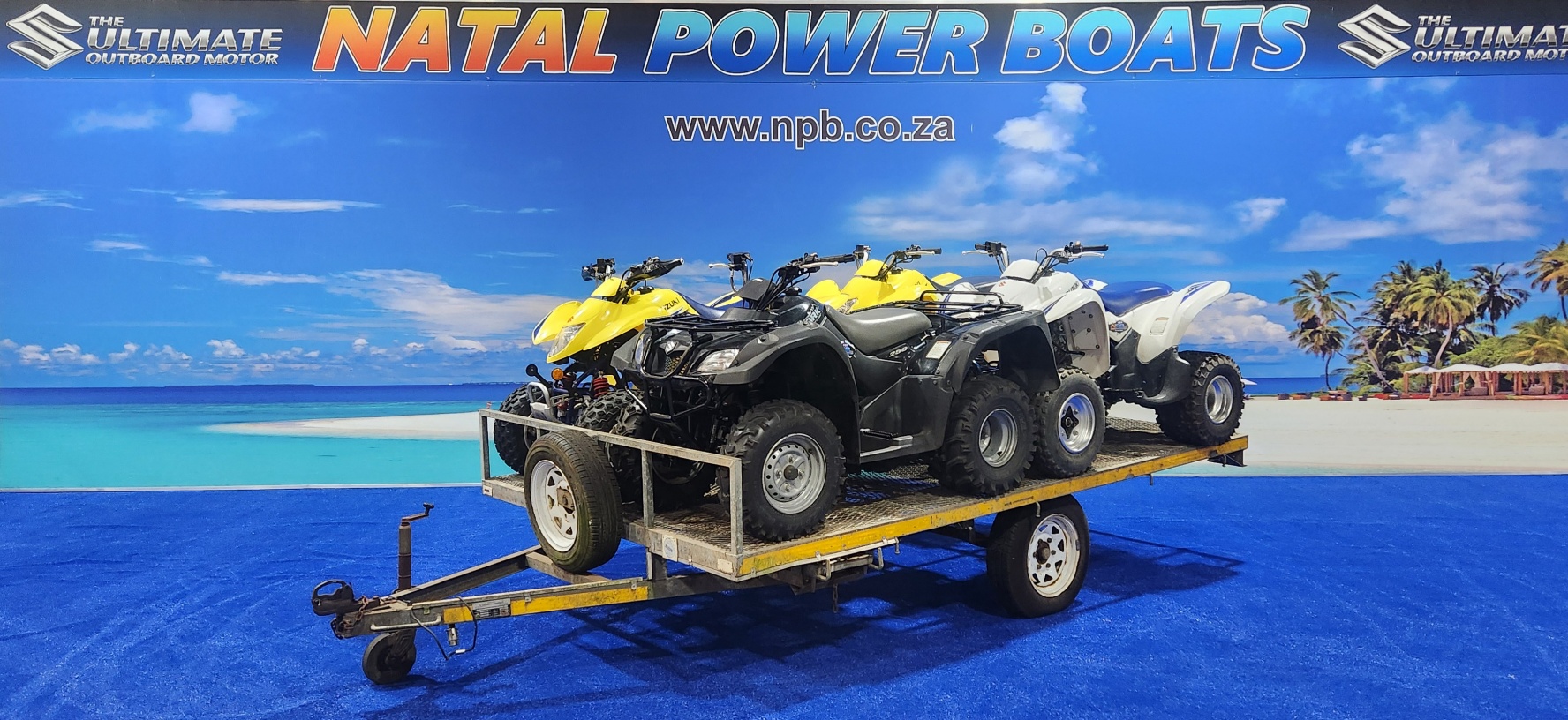 4 X SUZUKI QUADS Z 250