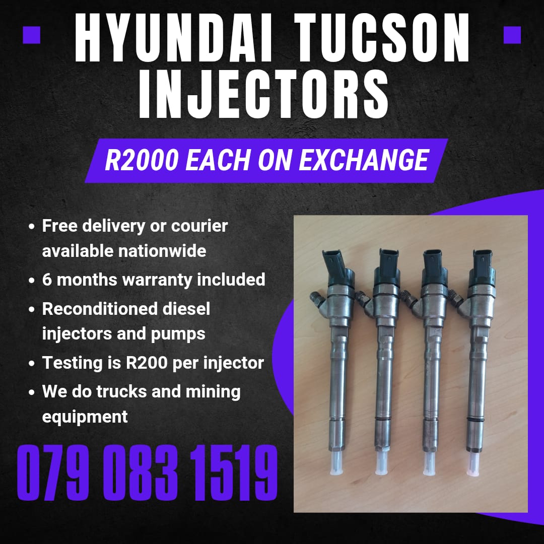 HYUNDAI TUCSON INJECTORS FOR SALE WITH WARRANTY - Private Seller HYUNDAI TUCSON INJECTORS FOR SALE WITH WARRANTY - Private Seller