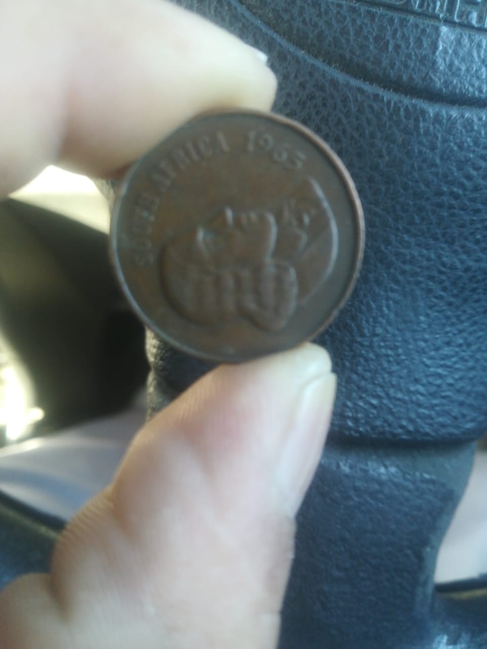1965 RSA 2 cent coin 1965 RSA 2 cent coin