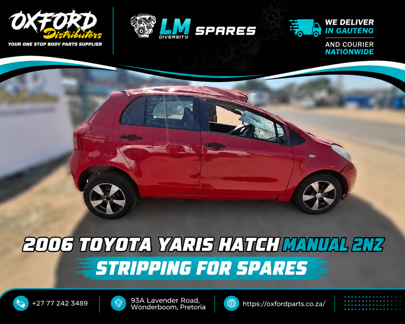 2006 Toyota Yaris Hatch 2NZ Petrol Manual Used Parts For Sale - Private Seller 2006 Toyota Yaris Hatch 2NZ Petrol Manual Used Parts For Sale - Private Seller