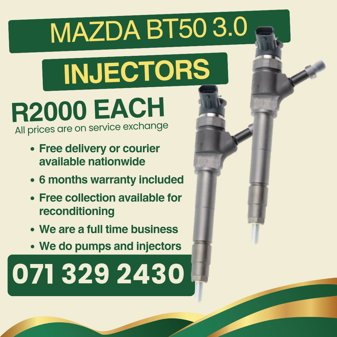 MAZDA BT50 3.0 INJECTORS FOR SALE WITH WARRANTY - Private Seller MAZDA BT50 3.0 INJECTORS FOR SALE WITH WARRANTY - Private Seller