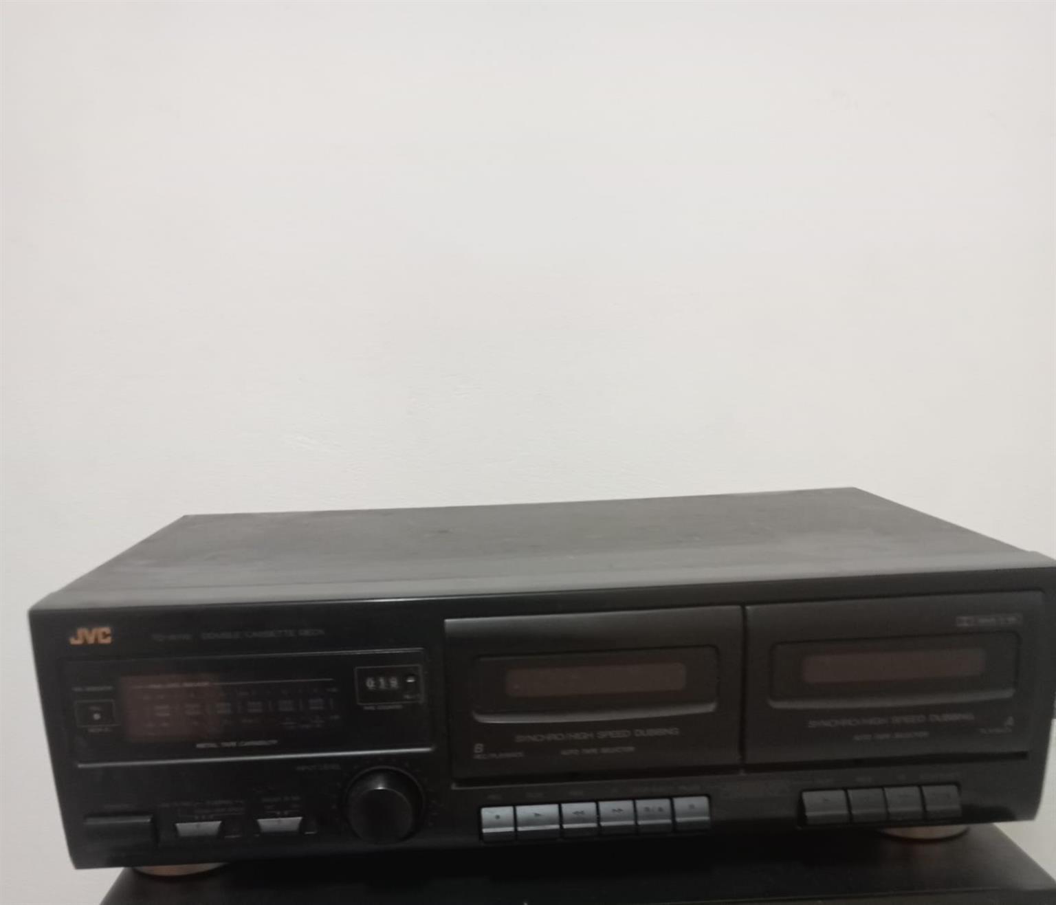 JVC double cassette player set JVC double cassette player set