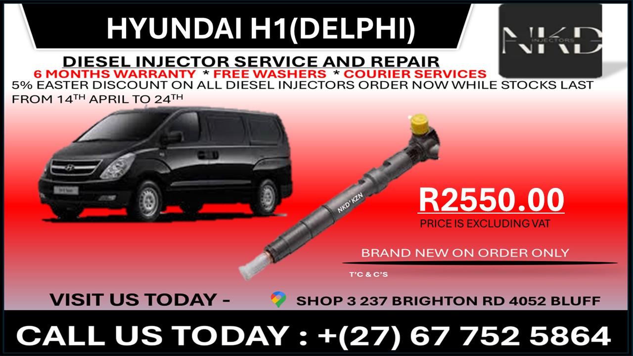 Hyundai H1 Delphi Diesel Injectors on recondition - Private Seller Hyundai H1 Delphi Diesel Injectors on recondition - Private Seller