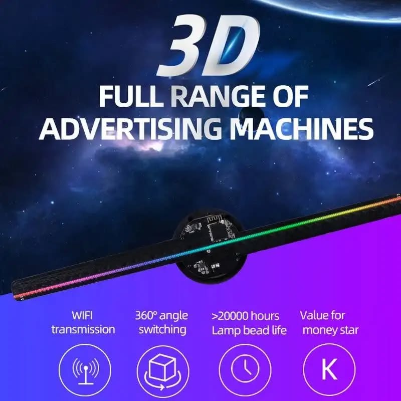 3D LED Holographic Hologram Display