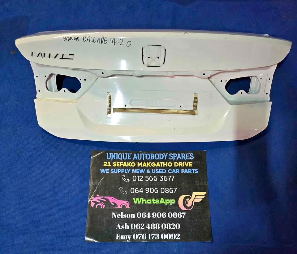 Honda Ballade Boot Lid Tailgate