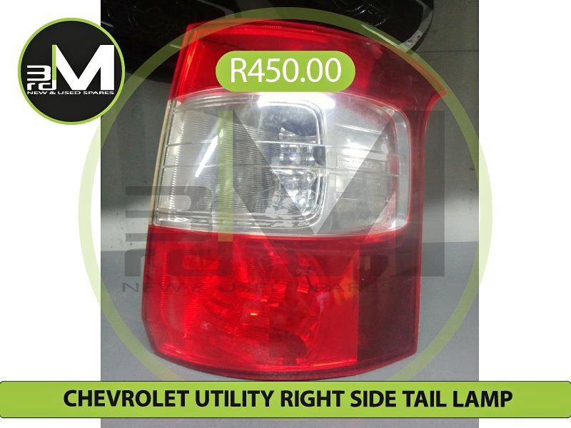 CHEVROLET UTILITY RIGHT SIDE TAIL LAMP MV0342