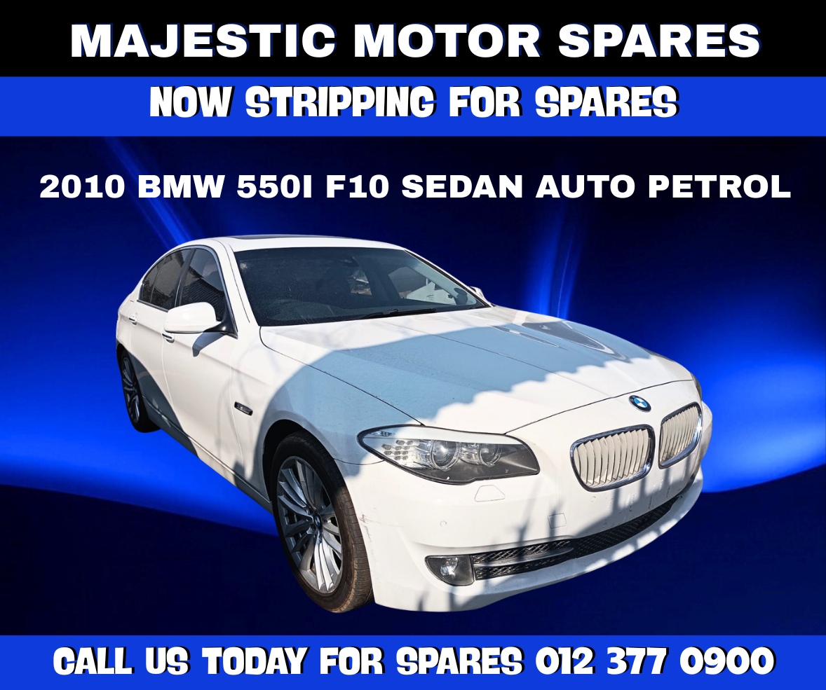 2010 BMW 550i F10 Sedan Auto Petrol – Stripping for Spares - Private Seller 2010 BMW 550i F10 Sedan Auto Petrol – Stripping for Spares - Private Seller