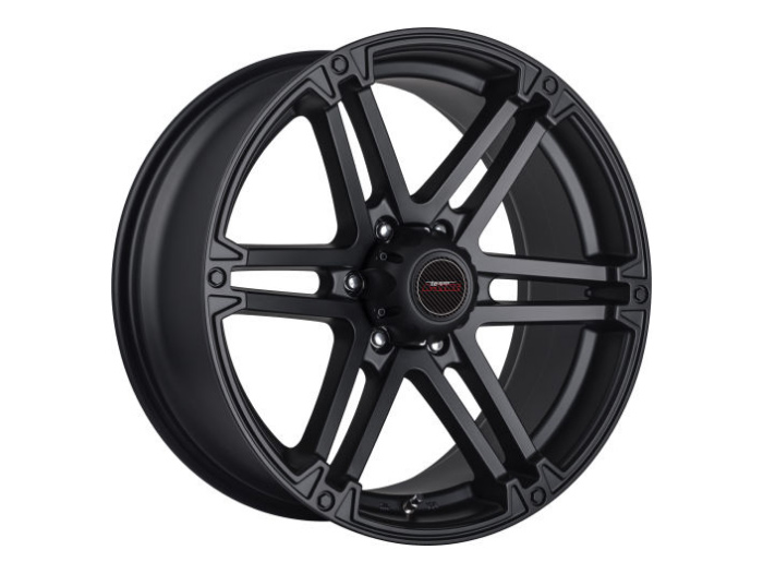 17″ A-Line Blast 6/139 Satin Black Alloy Wheels