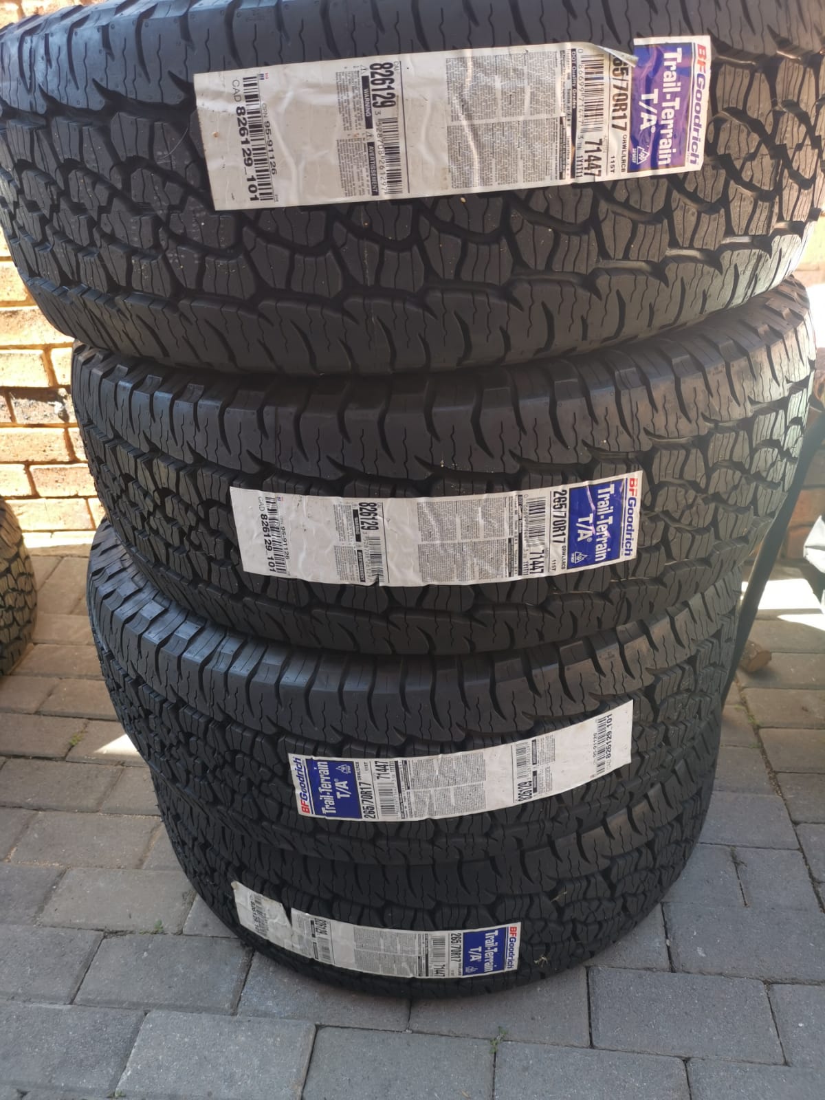 265/70/17 BF GoodRich Trail-Terrain A/T brand new for - Private Seller 265/70/17 BF GoodRich Trail-Terrain A/T brand new for - Private Seller