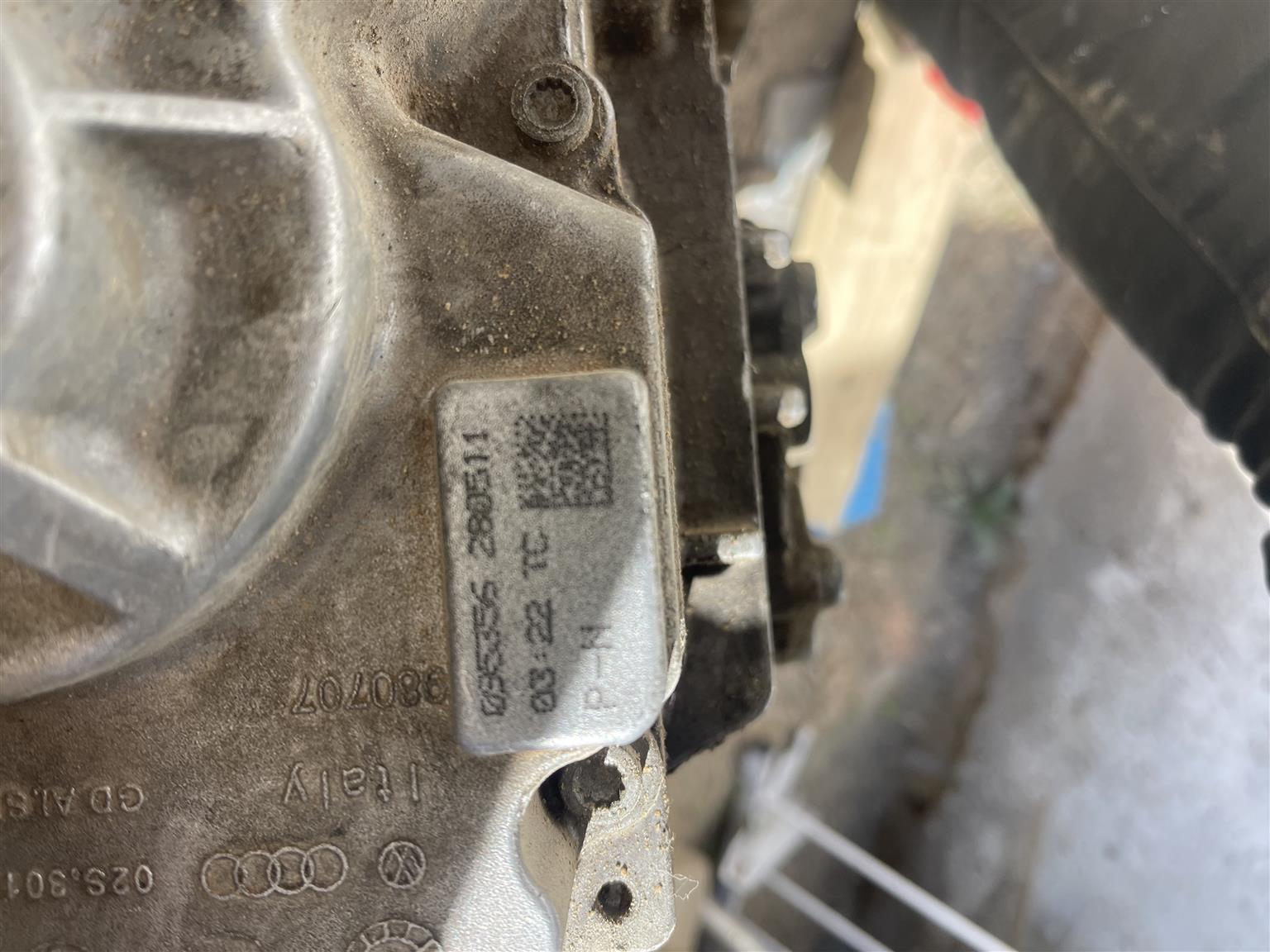 Vw gearbox six gear manua