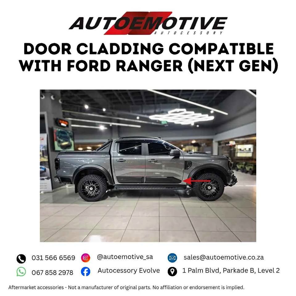 Door Cladding compatible with Ford Ranger (Next Gen) - Private Seller Door Cladding compatible with Ford Ranger (Next Gen) - Private Seller