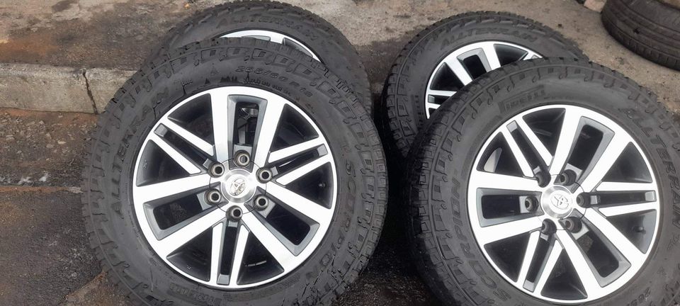 18inches Toyota hilux mags and tyres - Private Seller 18inches Toyota hilux mags and tyres - Private Seller
