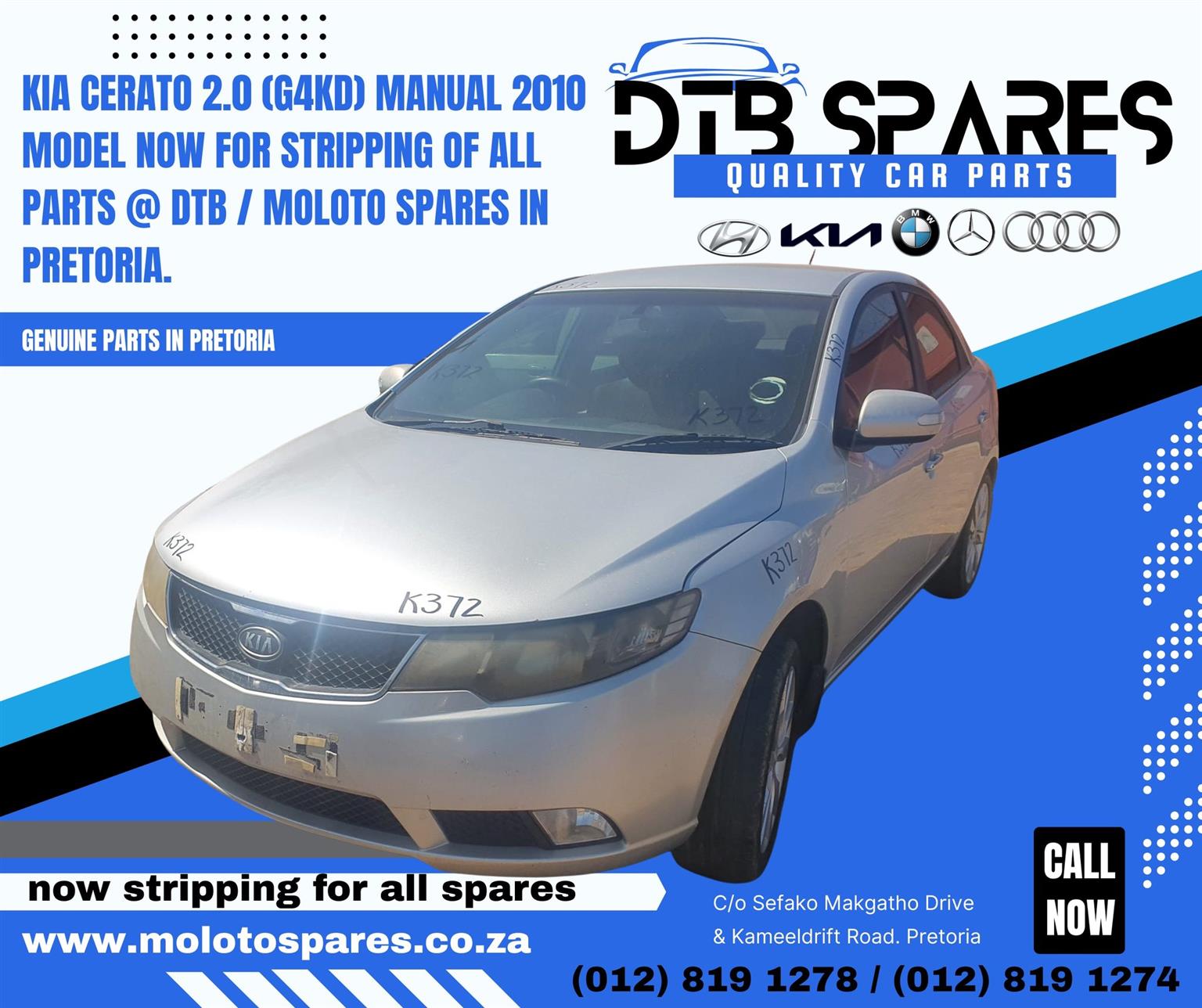 Kia Cerato 2.0 (g4kd) manual 2010 - Private Seller Kia Cerato 2.0 (g4kd) manual 2010 - Private Seller