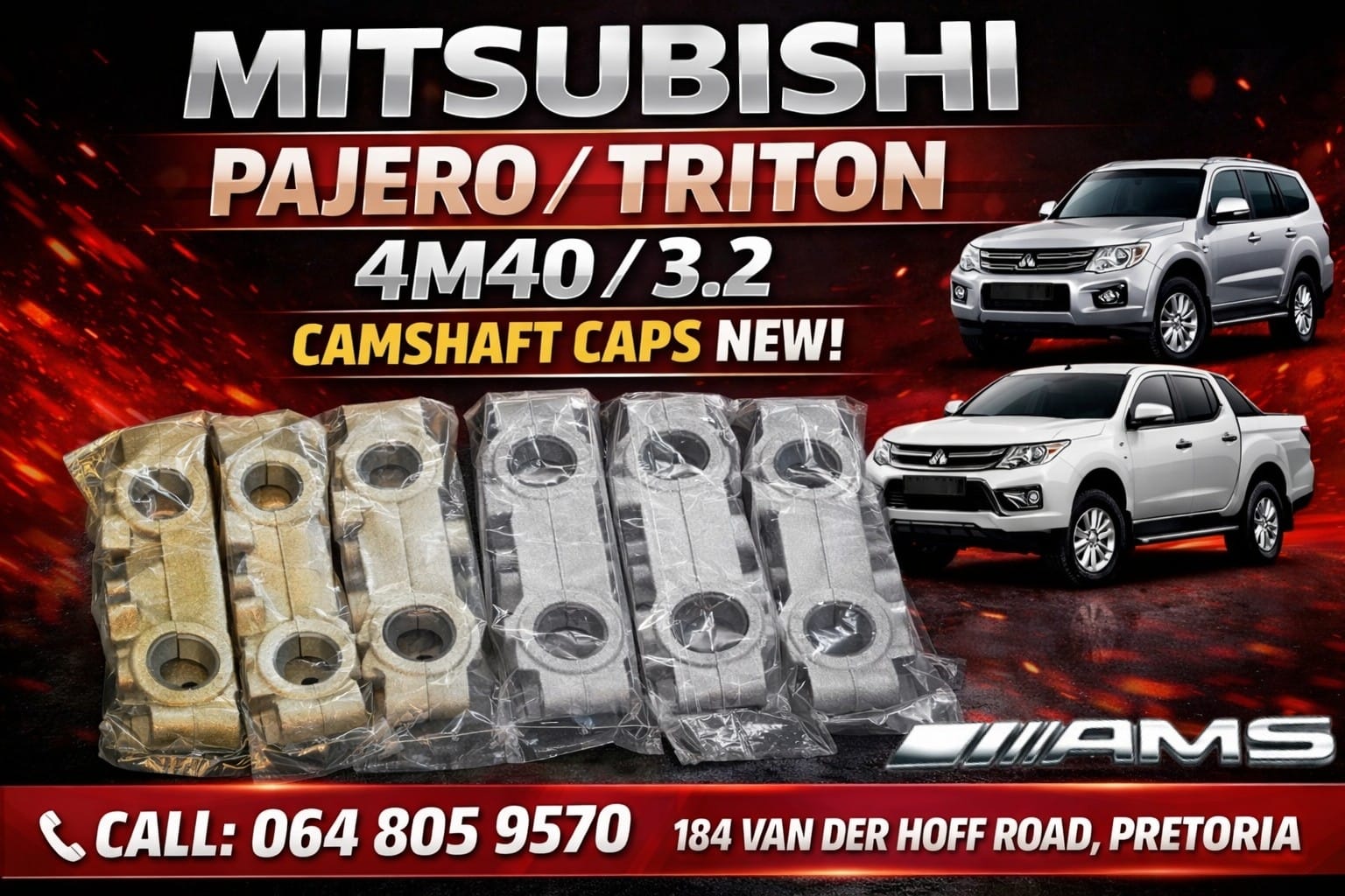 NEW MITSUBISHI PAJERO / TRITON 4M40 CAMSHAFT CAP - Private Seller NEW MITSUBISHI PAJERO / TRITON 4M40 CAMSHAFT CAP - Private Seller