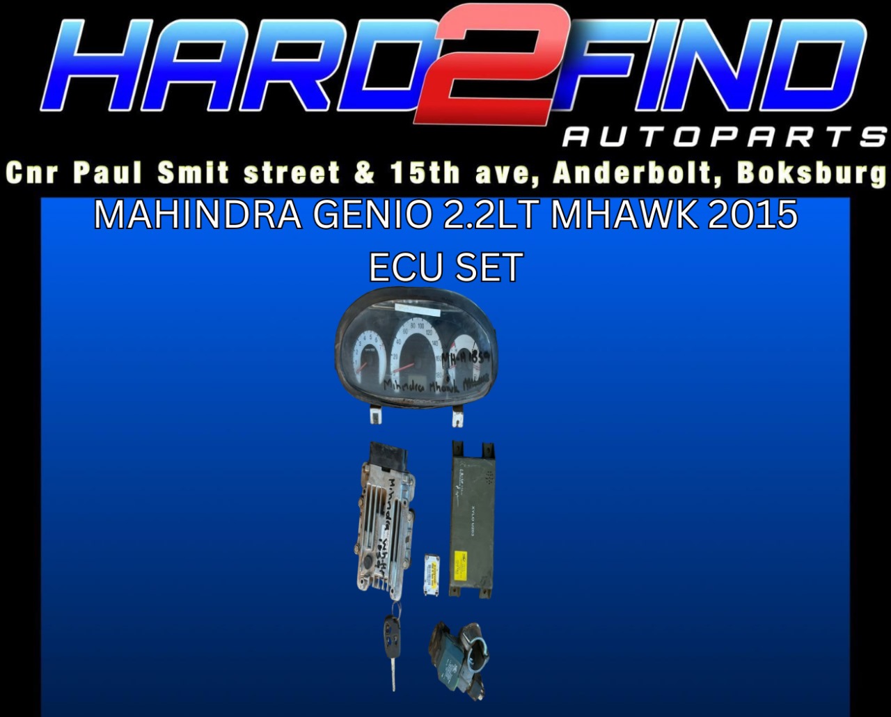 Mahindra Genio 2.2LT MHAWK 2015 ECU SET - Private Seller Mahindra Genio 2.2LT MHAWK 2015 ECU SET - Private Seller