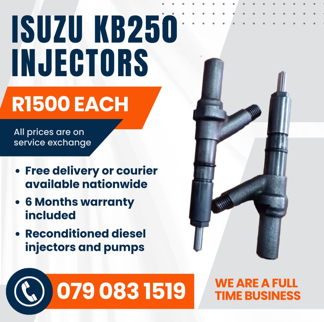 ISUZU KB250 INJECTORS FOR SALE WITH WARRANTY - Private Seller ISUZU KB250 INJECTORS FOR SALE WITH WARRANTY - Private Seller