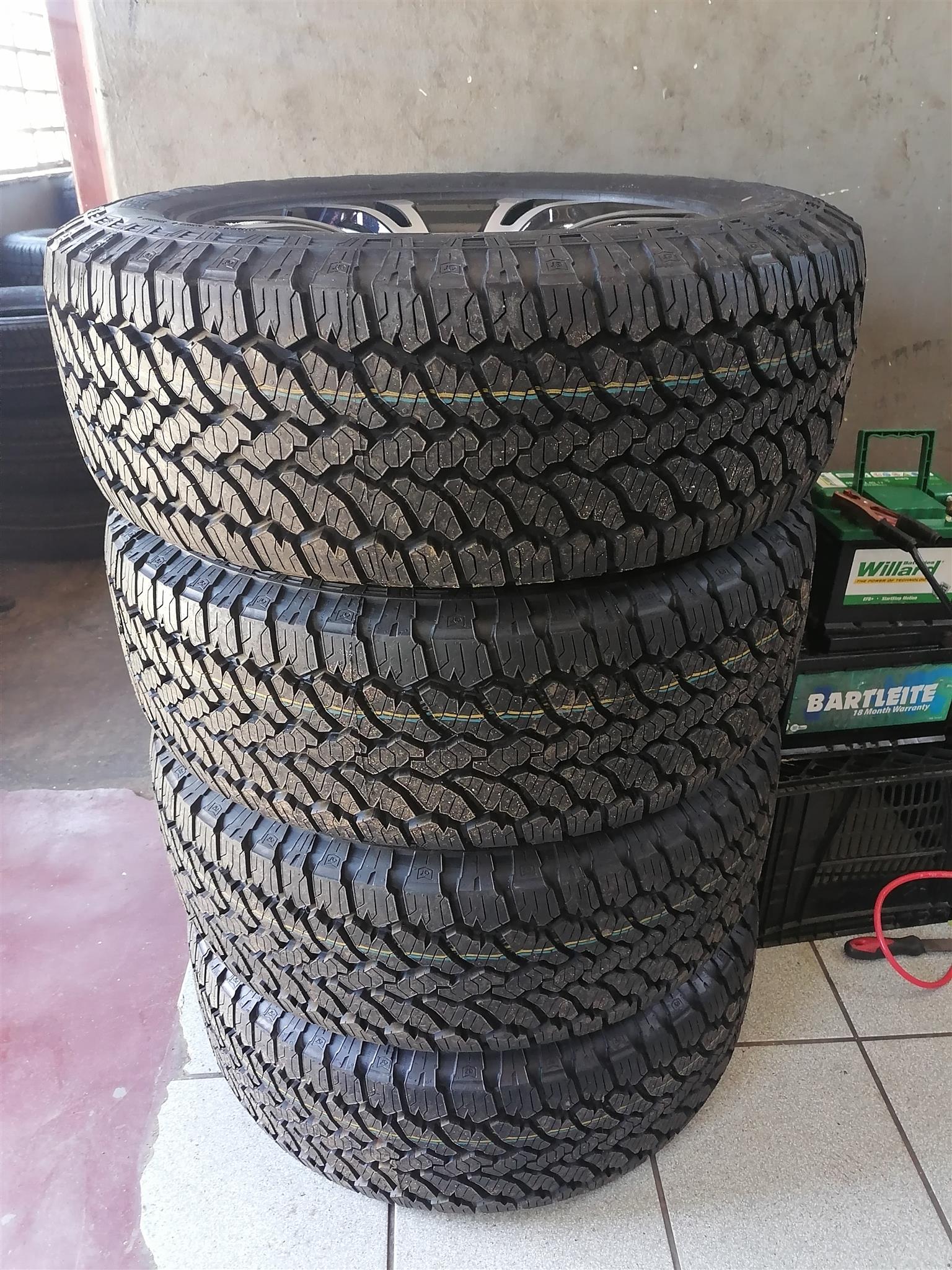 Isuzu DMX 18inch Mag Rims (WITH NEW TYRES)