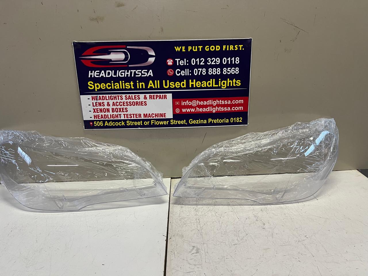 BMW X5 E70 left and right side headlight replacement lens (xenon & halogen) - Private Seller BMW X5 E70 left and right side headlight replacement lens (xenon & halogen) - Private Seller