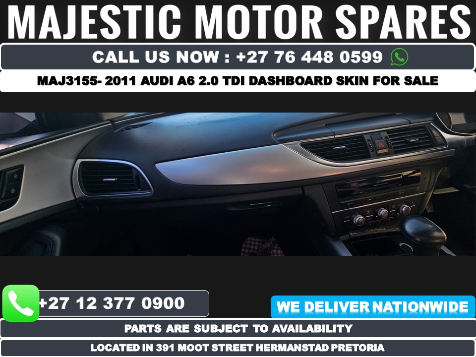 2011 Audi A6 2.0 TDI dashboard skin black - Private Seller