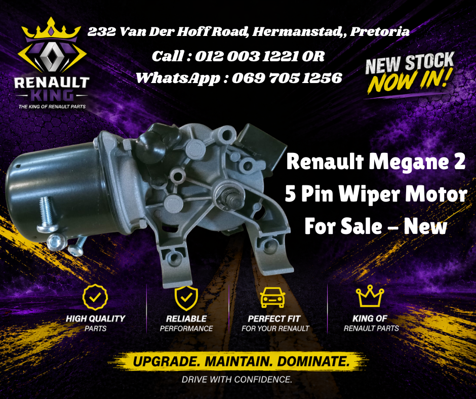 Renault Megane 2 5 Pin Wiper Motor For Sale – New OEM Wiper Motor - Private Seller Renault Megane 2 5 Pin Wiper Motor For Sale – New OEM Wiper Motor - Private Seller