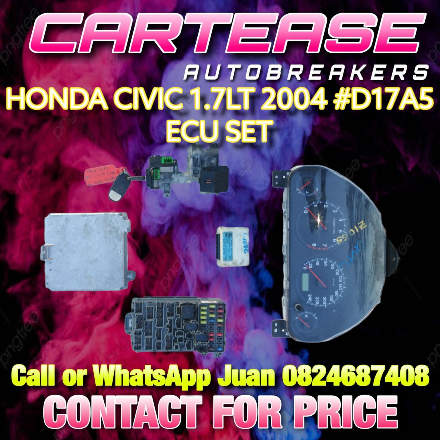 HONDA CIVIC 1.7LT 2004 #D17A5 ECU SET - Private Seller HONDA CIVIC 1.7LT 2004 #D17A5 ECU SET - Private Seller