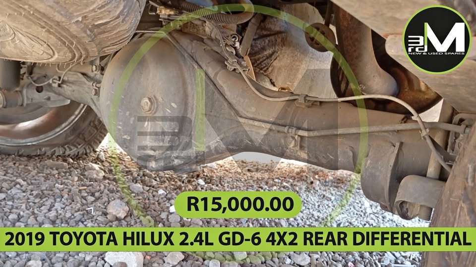2019 TOYOTA HILUX 2.4L GD 6 4X2 REAR DIFFERENTIAL MV0765