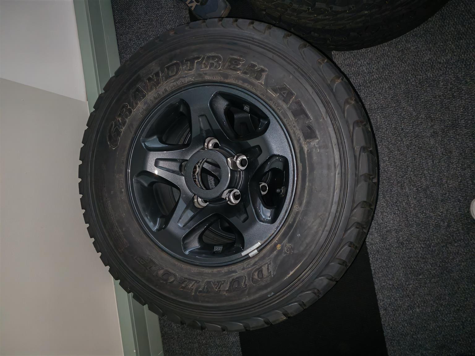 Toyota Land Cruiser 79 Series -Original Tyres and Rims - Private Seller