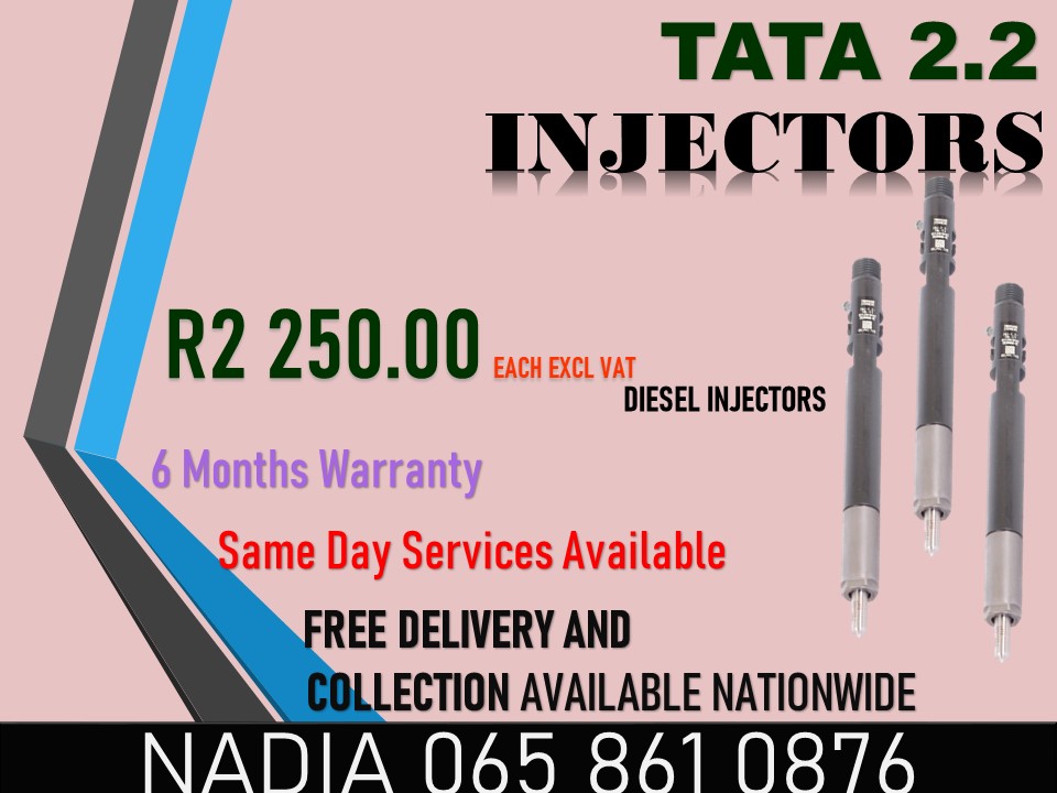 RELIABLE DIESEL INJECTORS FOR TATA 2.2 FOR SALE - Private Seller RELIABLE DIESEL INJECTORS FOR TATA 2.2 FOR SALE - Private Seller