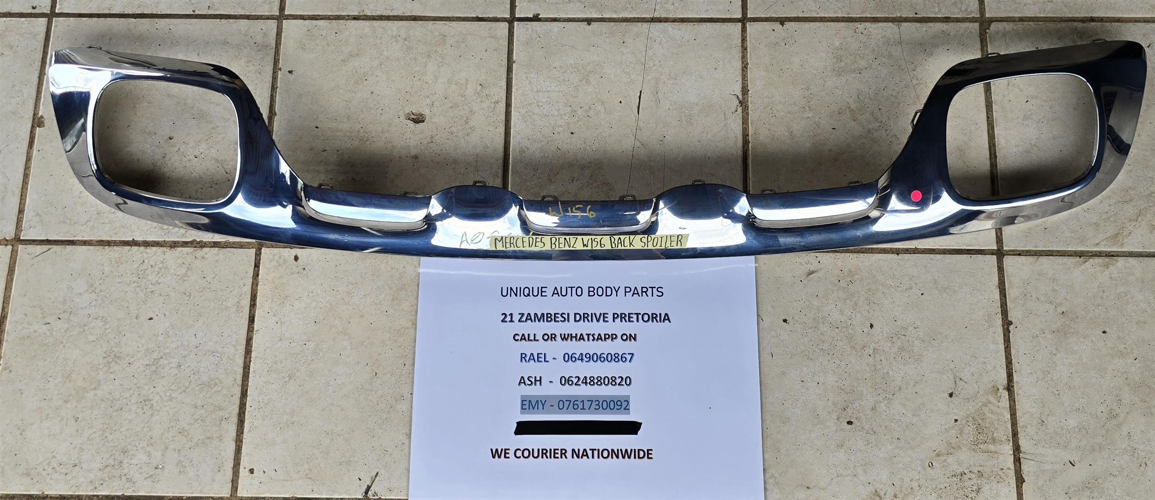 Mercedes Benz W156 Rear Spoiler Mercedes Benz W156 Rear Spoiler