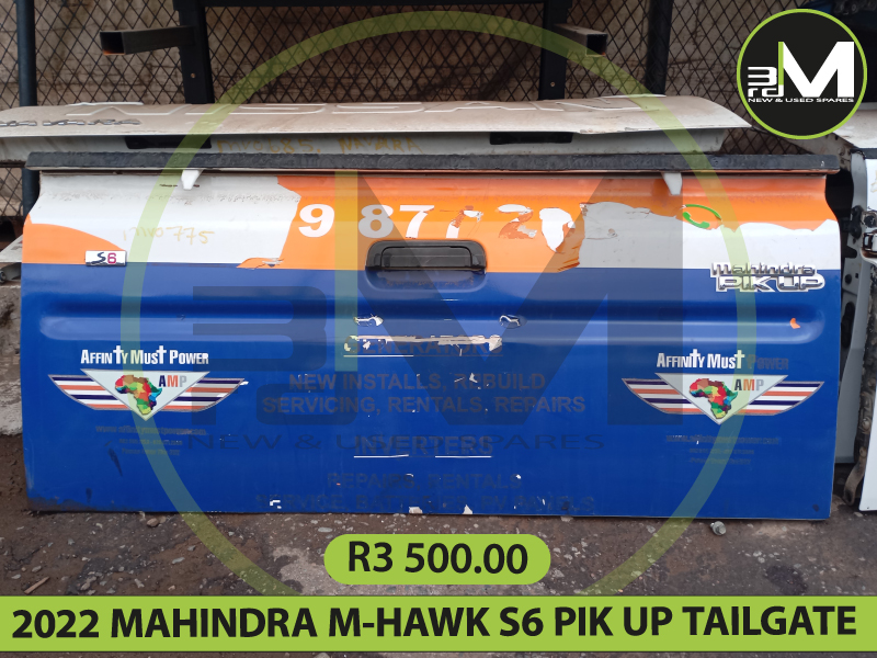 2022 MAHINDRA M HAWK S6 PIK UP TAILGATE MV0775 - Private Seller 2022 MAHINDRA M HAWK S6 PIK UP TAILGATE MV0775 - Private Seller