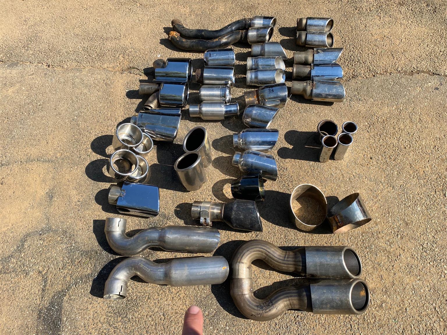 Exhaust Tail Pipes Ends Tips - Private Seller Exhaust Tail Pipes Ends Tips - Private Seller