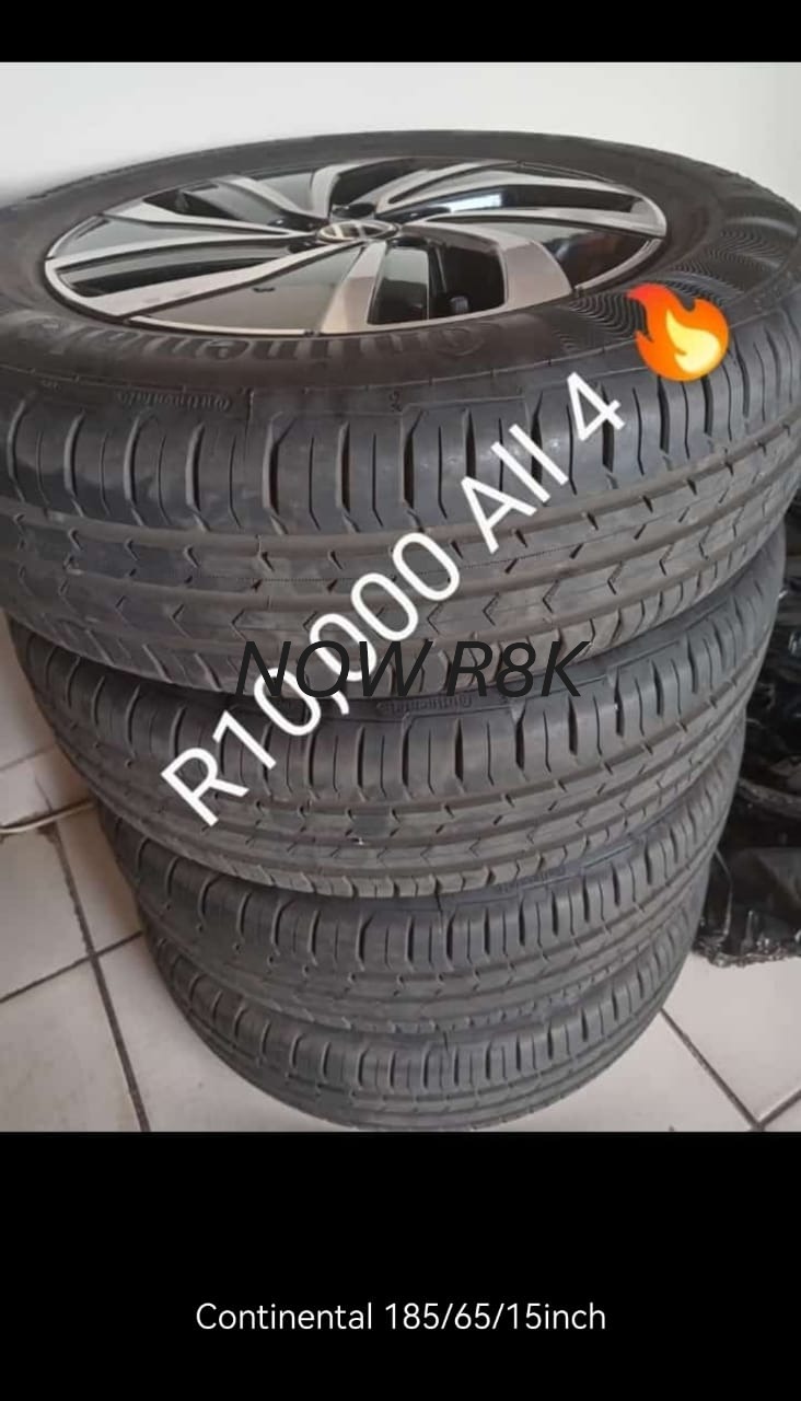 Continental Tyres 185/65/15 - Private Seller